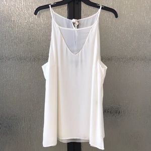 Tie neck Layered camisole